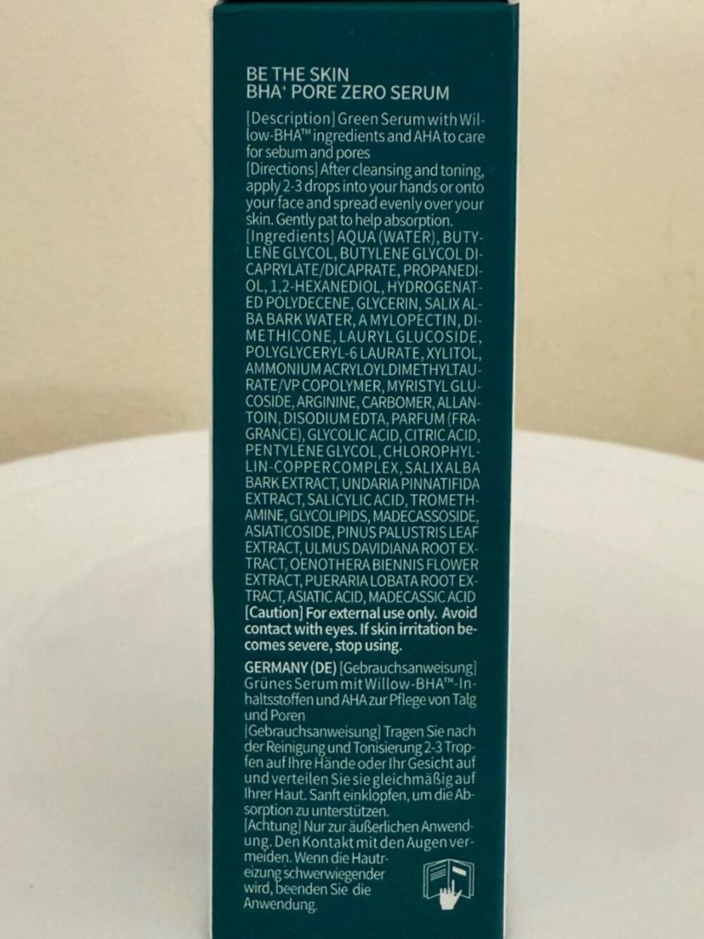 Be The Skin BHA Plus Pore Zero Serum Willow BHA 1 Percent 30 ml K Beauty - Picture 3 of 9